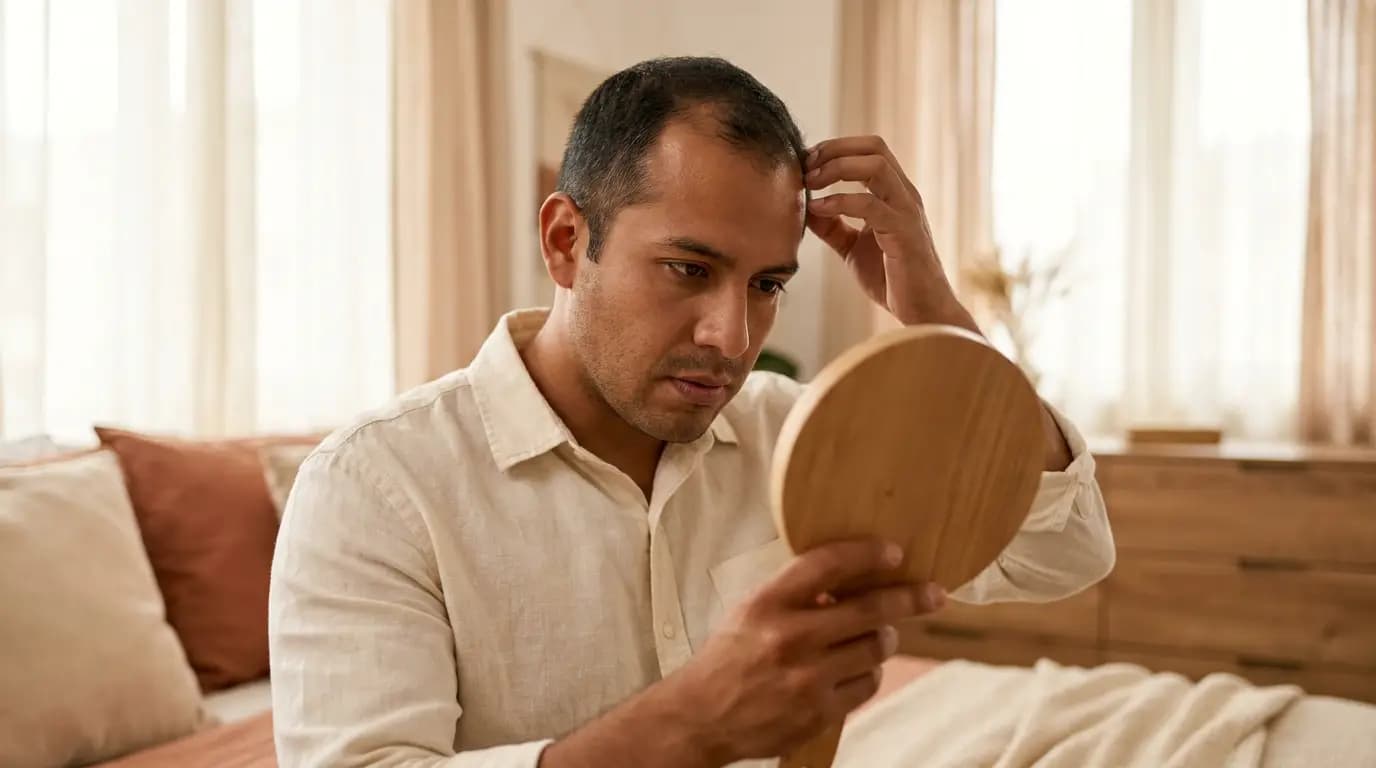 Caída de cabello en hombres jóvenes (20-35): por qué tan temprano